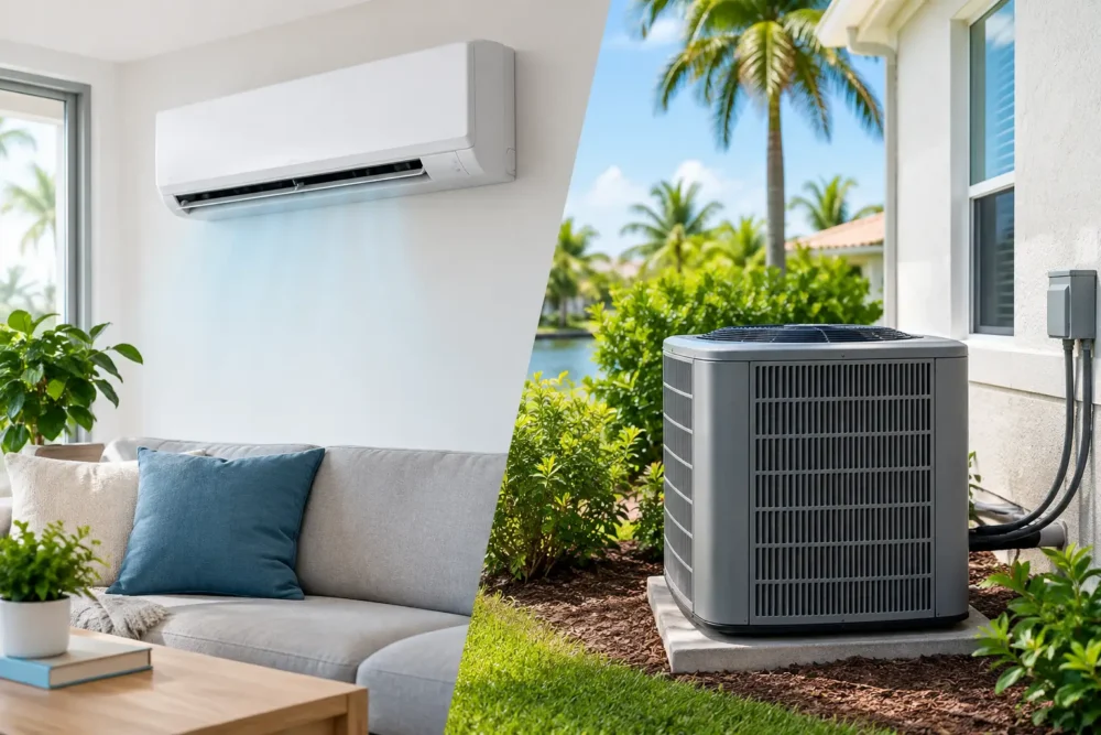 Ductless Versus Central AC for Florida Homes